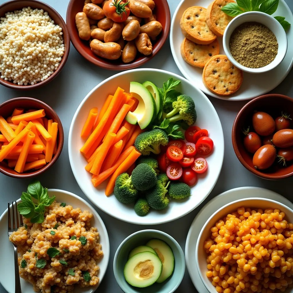 Diverse mese sănătoase și echilibrate
